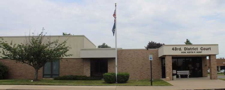 Image of the 43rd District Court - Madison Heights courthouse.