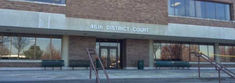 Image of the 46th District Court - Southfield courthouse.